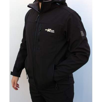 WINDSTOPPER JAKNA MOUNTAIN SPIRIT MS 8021 CRNI