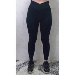 Helanke - sa preklopom na struku - mod.6668 crne