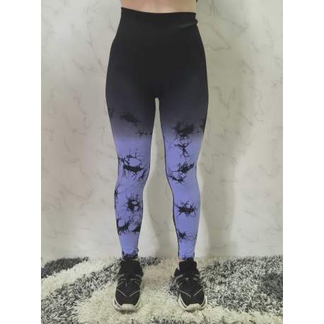 Helanke push up - mod.9072 crno - ljubicaste